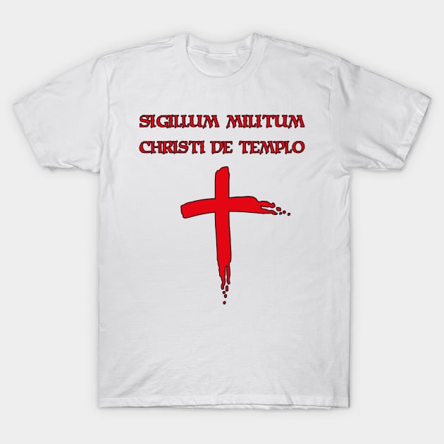 Crusader Knights Templar T-Shirt by Mamon